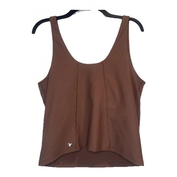 Old Navy Active Powersoft Women’s Brown Light Support Go Dry Sports Bra XL NEW - Picture 2 of 7